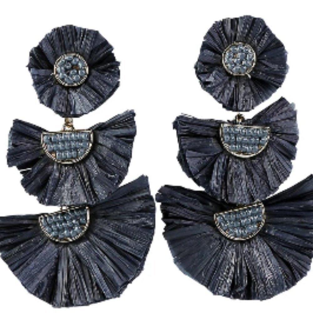 Michelle MCDowell Tijuana Navy Earrings